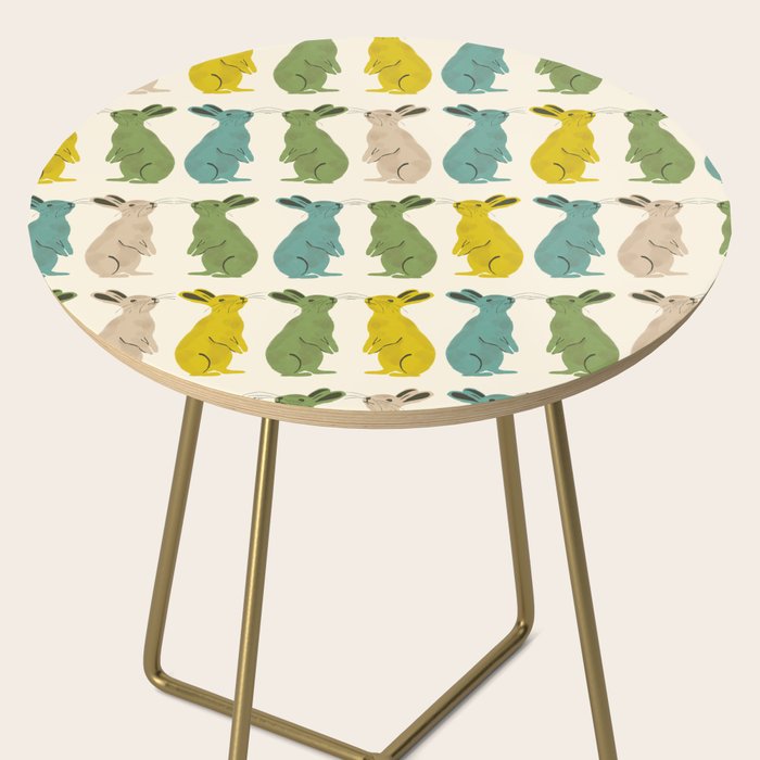 Rows Of Rabbits Side Table Gallery Image 2