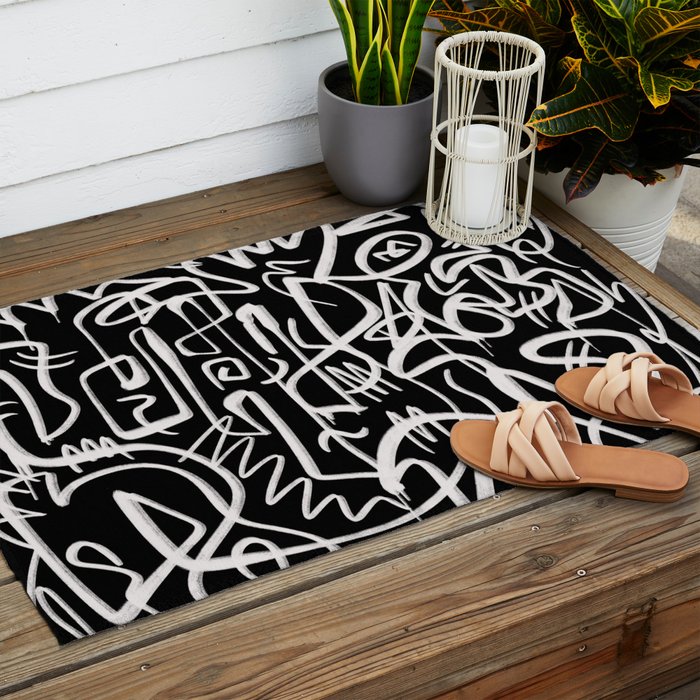 Ink Outdoor Rug Gallery Image 2