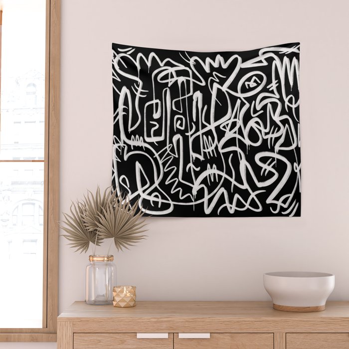 Ink Wall Tapestry Gallery Image 2