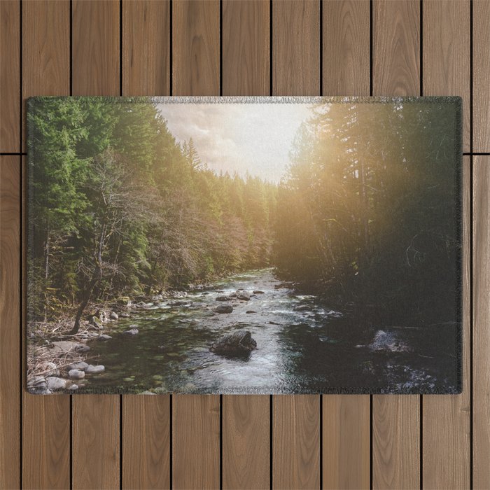 A Pacific Northwest River Adventure - 64/365 Nature Photography Outdoor Rug Gallery Image 1
