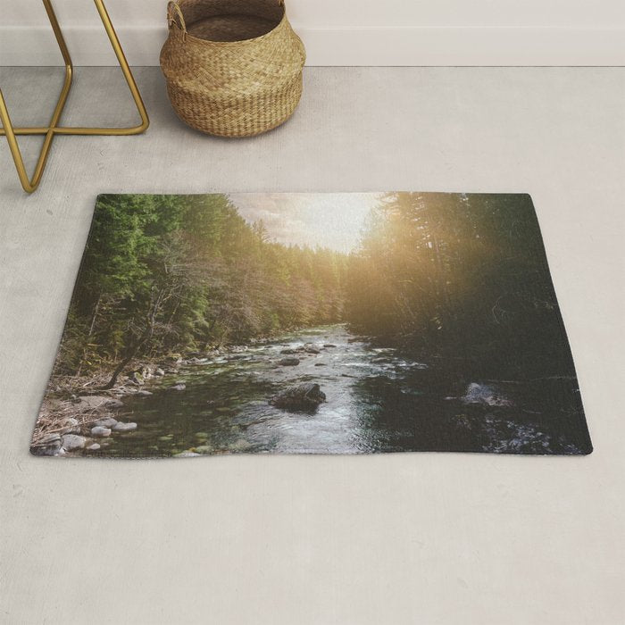 A Pacific Northwest River Adventure - 64/365 Nature Photography Rug Gallery Image 1