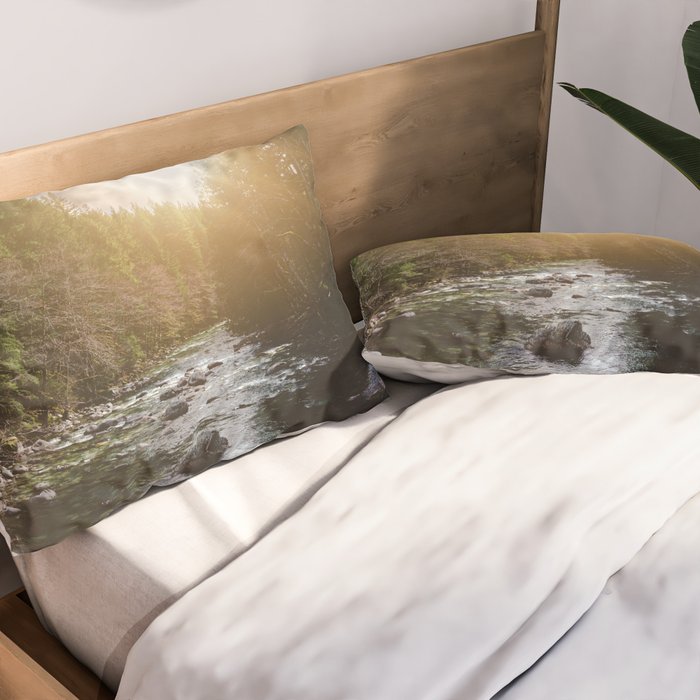 A Pacific Northwest River Adventure - 64/365 Nature Photography Pillow Sham Gallery Image 2