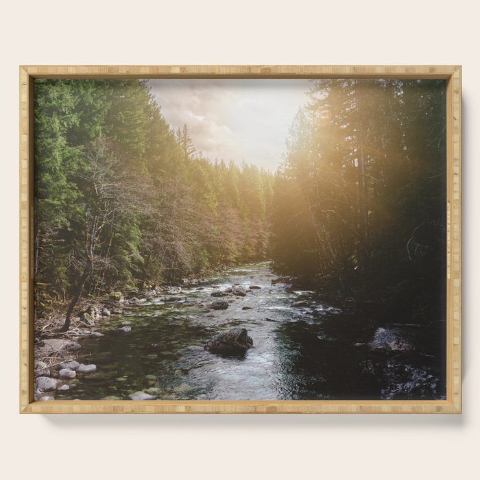 A Pacific Northwest River Adventure - 64/365 Nature Photography Serving Tray Gallery Image 1