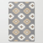Geometric Aztec - Neutral Brown and Gray Cutting Board Gallery Image 1
