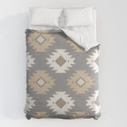 Geometric Aztec - Neutral Brown and Gray Comforter Gallery Image 6