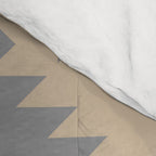 Geometric Aztec - Neutral Brown and Gray Comforter Gallery Image 4