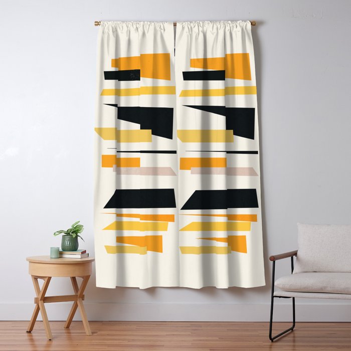 Abstract Minimal Shapes 97 Window Curtain Gallery Image 5