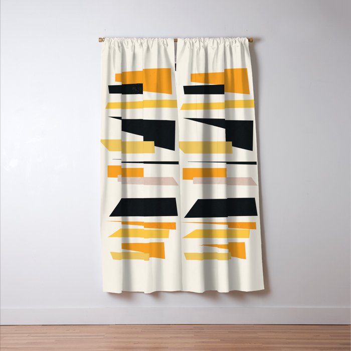 Abstract Minimal Shapes 97 Window Curtain Gallery Image 3