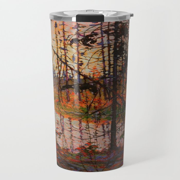 Tom Thomson Northern River 1915 Canadian Landscape Artist Travel Mug Gallery Image 1