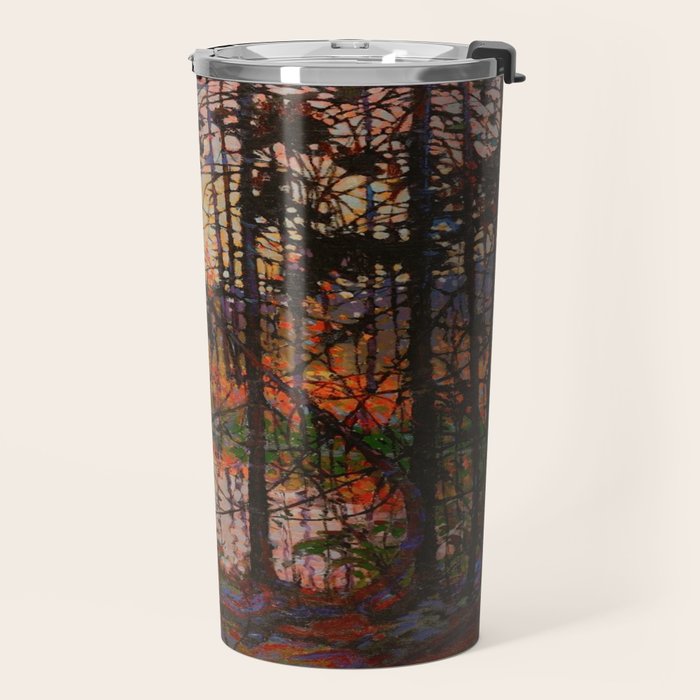 Tom Thomson Northern River 1915 Canadian Landscape Artist Travel Mug Gallery Image 2
