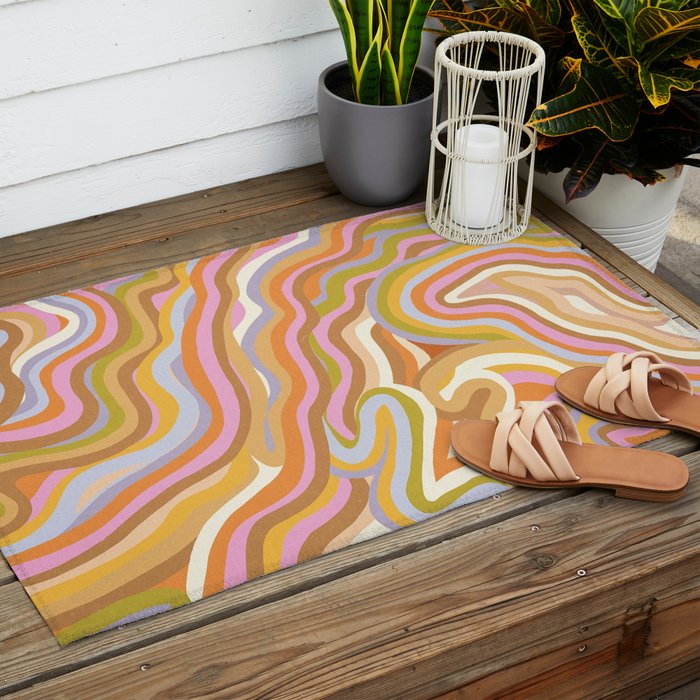 Liquid Marble Outdoor Rug Gallery Image 2