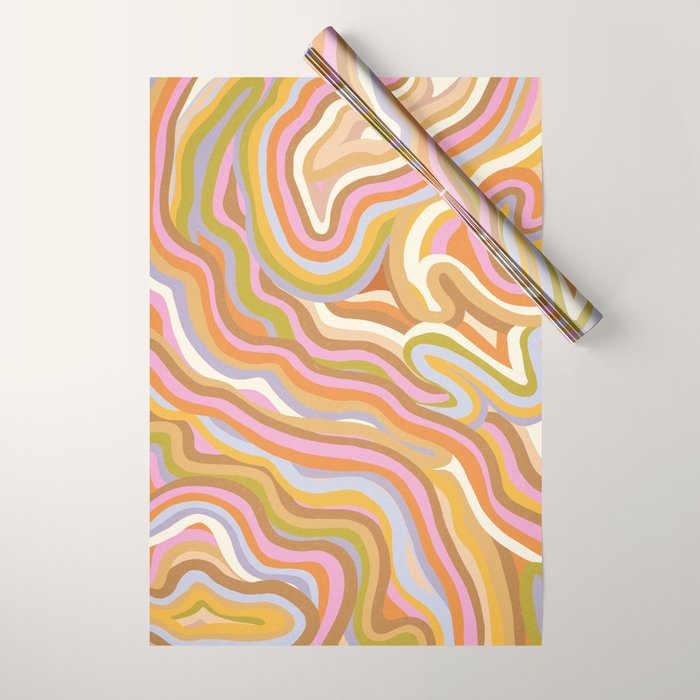 Liquid Marble Wrapping Paper Gallery Image 1