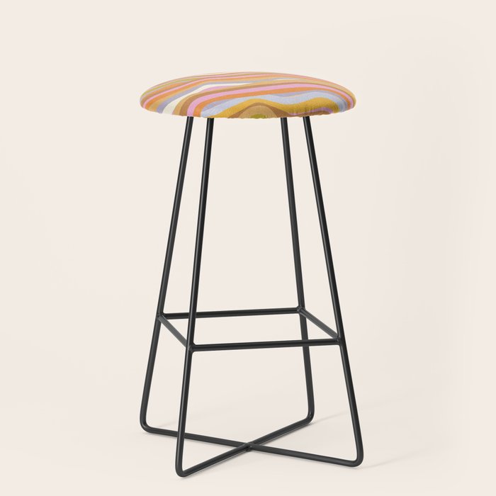 Liquid Marble Stool Gallery Image 1