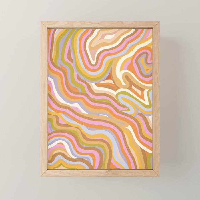 Liquid Marble Mini Art Print Gallery Image 1