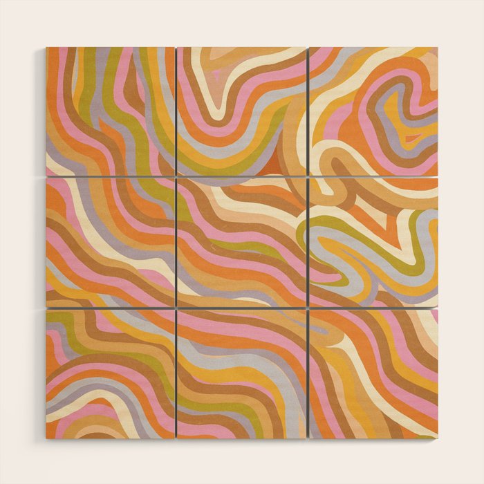 Liquid Marble Wood Wall Art Gallery Image 1