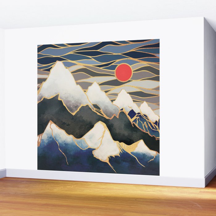 Ice Mountains Wall Mural Gallery Image 2