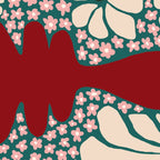 Happy Retro flower vase 1 Coffee Mug Gallery Image 2