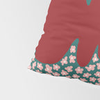 Happy Retro flower vase 1 Pillow Sham Gallery Image 4