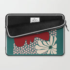 Happy Retro flower vase 1 Laptop Sleeve Gallery Image 2