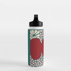 Happy Retro flower vase 1 Water Bottle Gallery Image 3