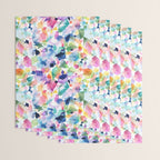 Crystals and Gems Splash Pink Blue Wrapping Paper Gallery Image 3