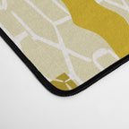 Matisse Flower Vase modern Illustration mustard yellow Desk Mat Gallery Image 4