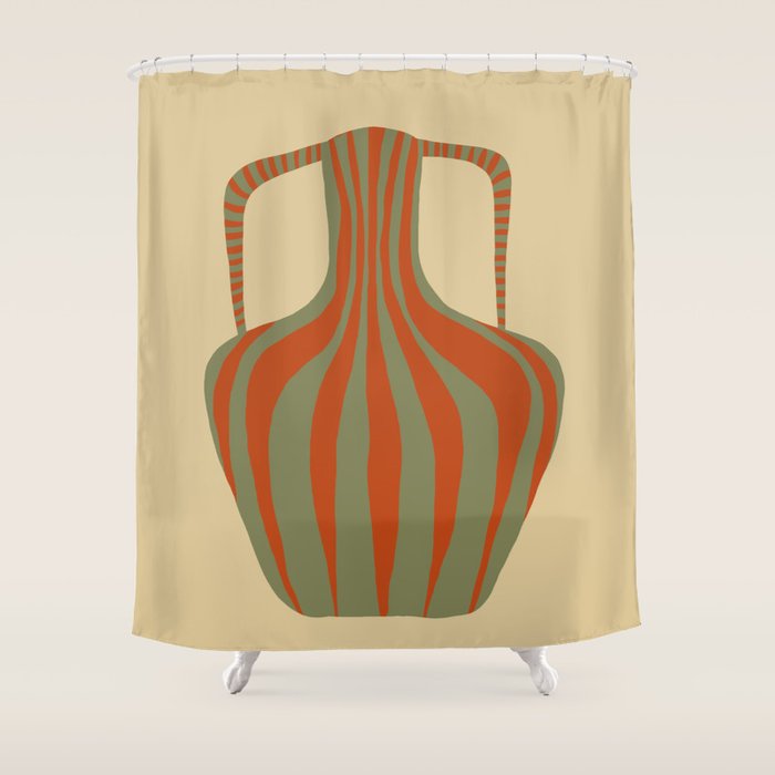 Minimal Pottery 3 Shower Curtain Gallery Image 1