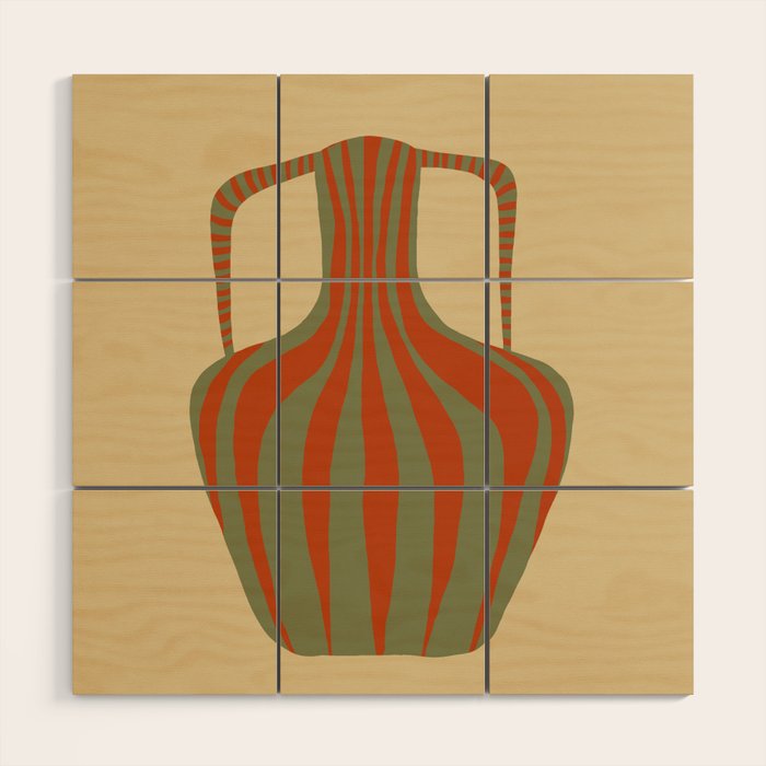 Minimal Pottery 3 Wood Wall Art Gallery Image 1