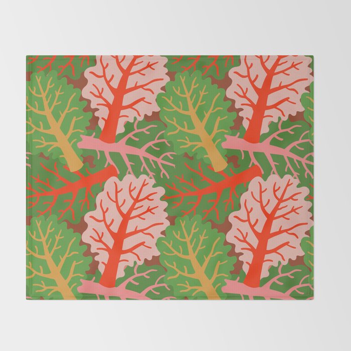 FARMFOLK COLLARD GARDEN Throw Blanket Gallery Image 2