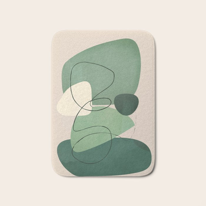 Floating Abstraction 10 Bath Mat Gallery Image 1