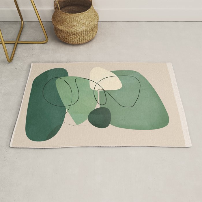 Floating Abstraction 10 Rug Gallery Image 1
