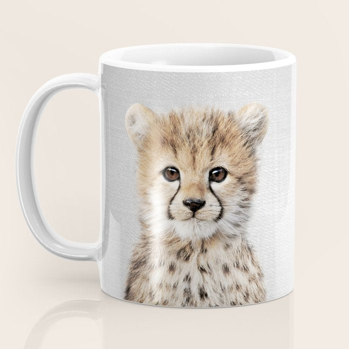 Baby Cheetah - Colorful Coffee Mug Gallery Image 3