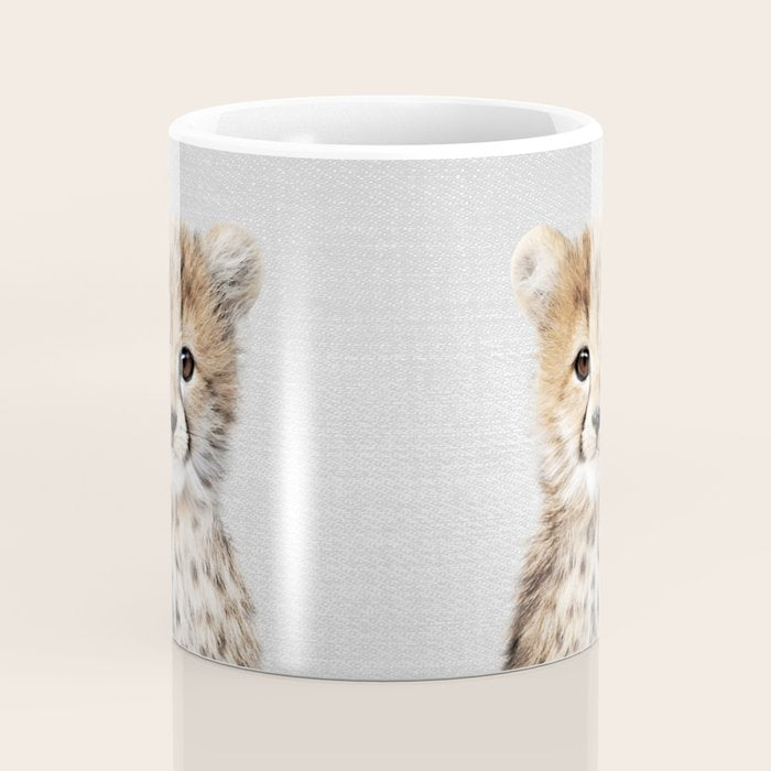 Baby Cheetah - Colorful Coffee Mug Gallery Image 4