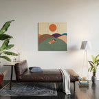 Cat Landscape 111 Wood Wall Art Gallery Image 2