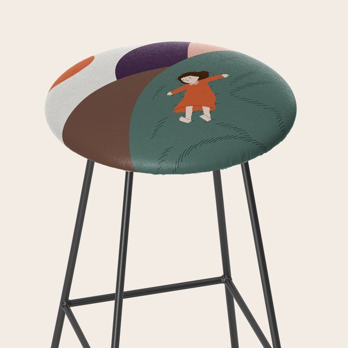 Cat Landscape 111 Stool Gallery Image 2