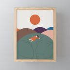 Cat Landscape 111 Mini Art Print Gallery Image 1