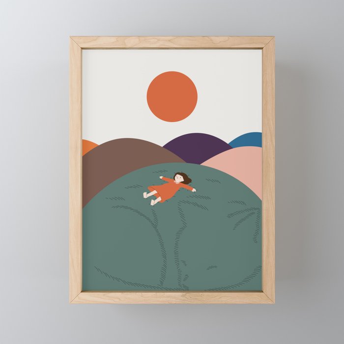 Cat Landscape 111 Mini Art Print Gallery Image 1