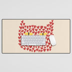 Love thy cat Desk Mat Gallery Image 1