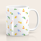 Colorful flower art patterm Coffee Mug Gallery Image 1
