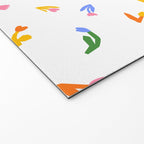 Colorful flower art patterm Welcome Mat Gallery Image 2