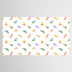 Colorful flower art patterm Tablecloth Gallery Image 2