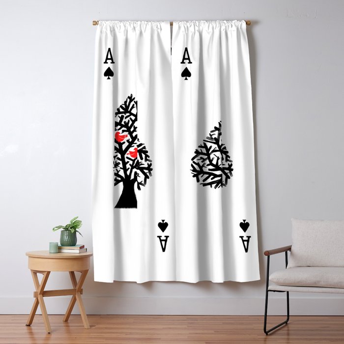 Ace of spade Window Curtain Gallery Image 1