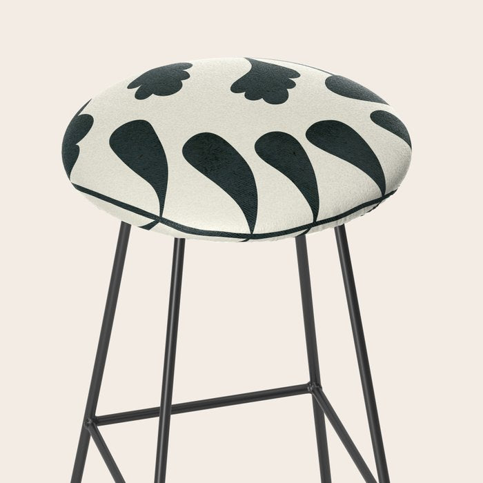 Abstract-botanical 42-3 Stool Gallery Image 2