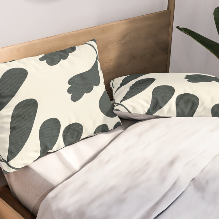 Abstract-botanical 42-3 Pillow Sham Gallery Image 2