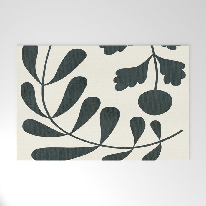 Abstract-botanical 42-3 Welcome Mat Gallery Image 1