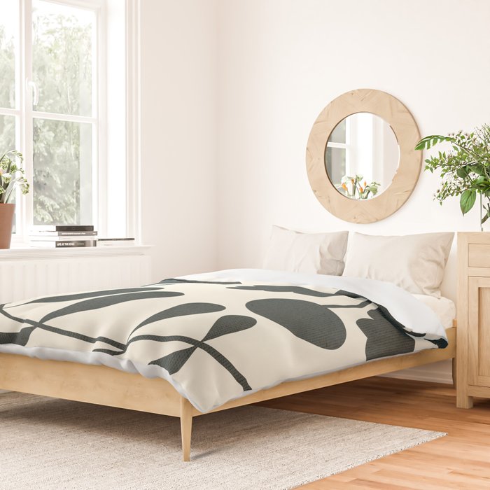 Abstract-botanical 42-3 Duvet Cover Gallery Image 2