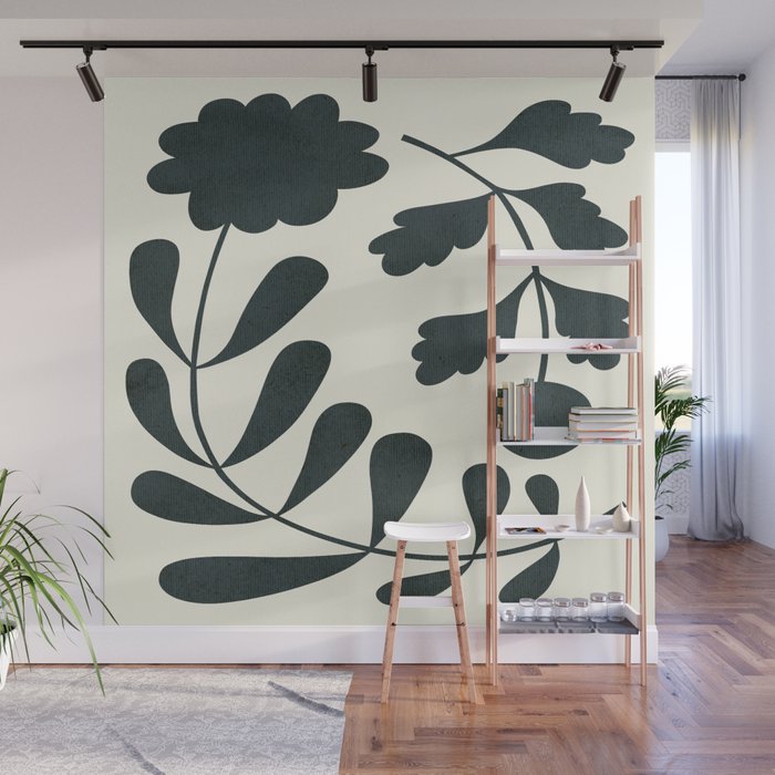 Abstract-botanical 42-3 Wall Mural Gallery Image 1