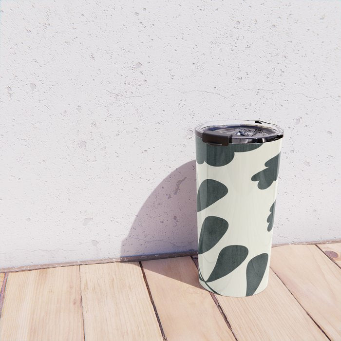 Abstract-botanical 42-3 Travel Mug Gallery Image 4