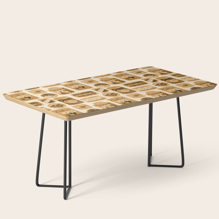 Vagabondâs Cupboard - gold, black, and cream  Coffee Table Gallery Image 1