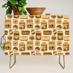 Vagabondâs Cupboard - gold, black, and cream  Credenza Gallery Image 1